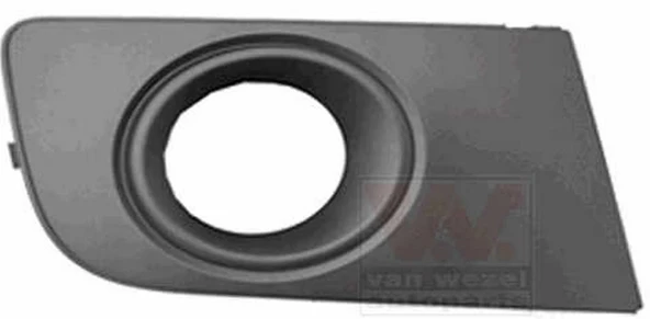 Volkswagen Amarok 2011-2016 Sis Lamba Kapağı Sağ Delikli Siyah - Çerçevesi Nikelajlı (Adet) (Oem No:2H0807490A9B9) ürün görseli 1
