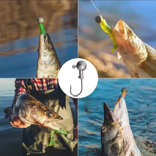 2 gr Jig Head 4 No İğne- 5 Adet - Resim 5