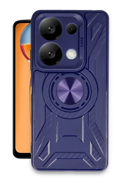 Newface Xiaomi Redmi Note 13 Pro 4G Kılıf Lincoln Silikon - Lacivert ürün görseli 1