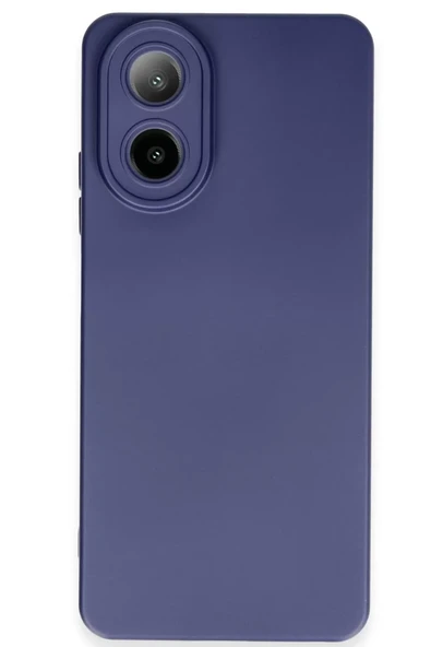 Newface Oppo A38 Kılıf Nano içi Kadife Silikon - Lacivert ürün görseli 1