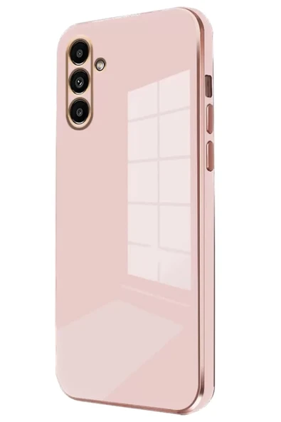 Newface Samsung Galaxy A15 4G Kılıf Volet Silikon - Pembe ürün görseli 1