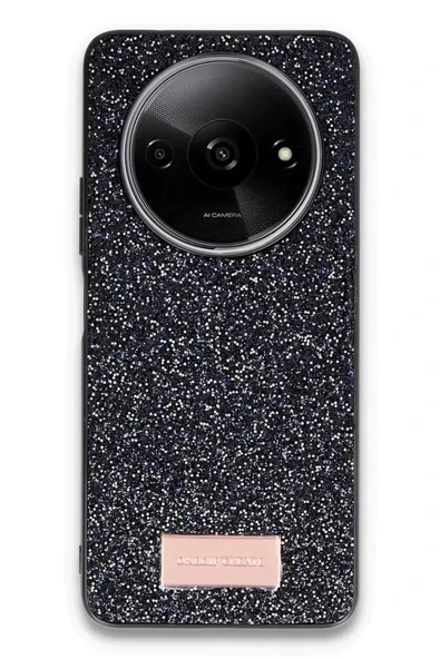 Onegif Xiaomi Redmi A3 4G Bright Simli Kapak - Siyah ürün görseli 1