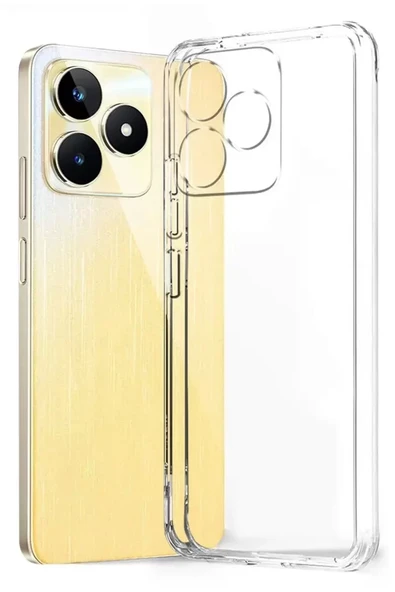 Newface Realme Note 50 4G Kılıf Lüx Şeffaf Silikon ürün görseli 1
