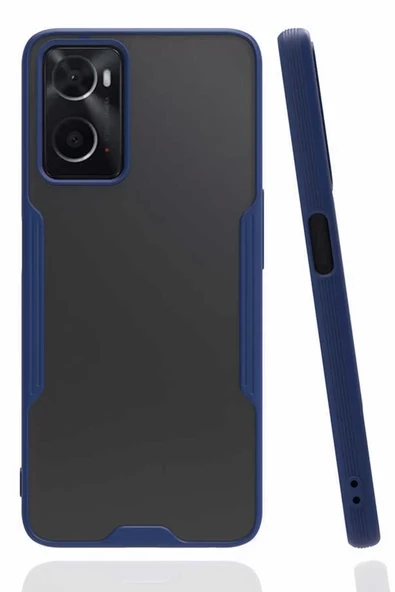 Newface Oppo A96 Kılıf Platin Silikon - Lacivert ürün görseli 1