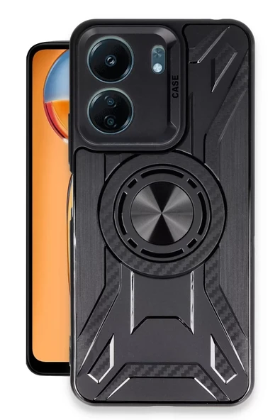 Newface Xiaomi Redmi 13C Kılıf Lincoln Silikon - Siyah ürün görseli 1