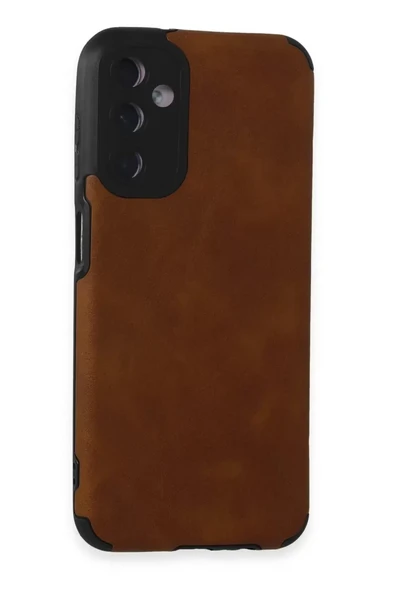 Newface Samsung Galaxy M14 5G Kılıf Loop Deri Silikon - Kahverengi ürün görseli 1
