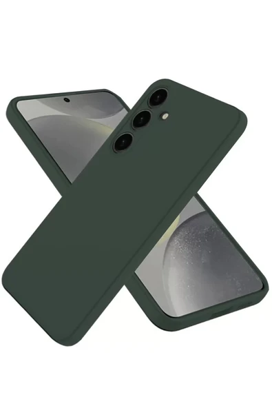 Newface Samsung Galaxy A36 Kılıf First Silikon - Koyu Yeşil ürün görseli 1