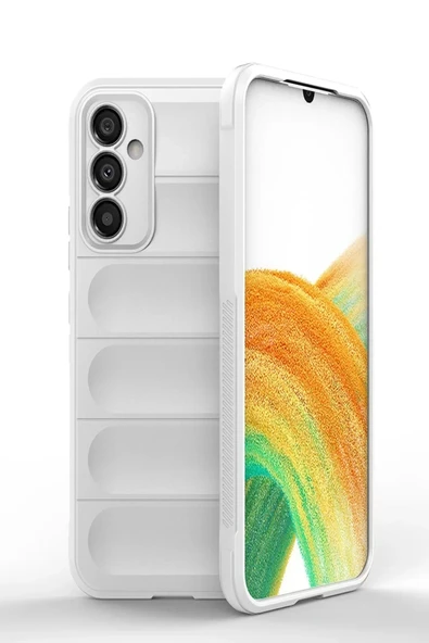 Newface Samsung Galaxy A05S Kılıf Optimum Silikon - Krem ürün görseli 1