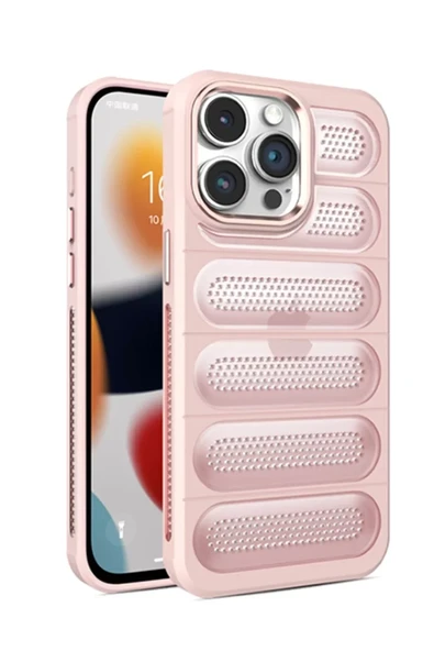 Newface Apple iPhone 15 Pro Max Kılıf Airmax Silikon Kapak - Pembe ürün görseli 1