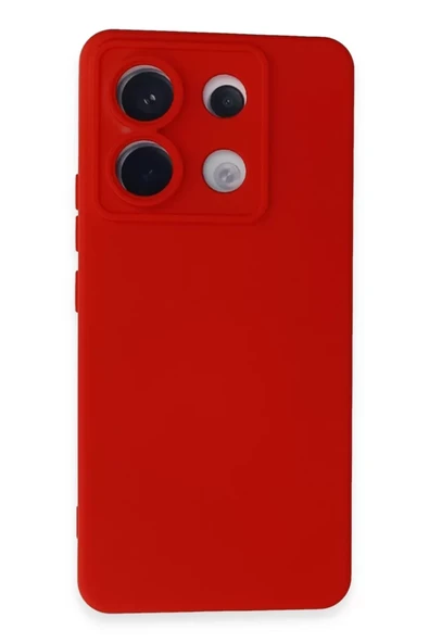 Newface Xiaomi Redmi Note 13 Pro 5G Kılıf Nano içi Kadife Silikon - Kırmızı ürün görseli 1
