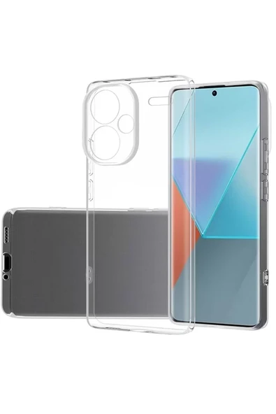Newface Xiaomi Redmi Note 13 Pro Plus Kılıf Lüx Şeffaf Silikon ürün görseli 1