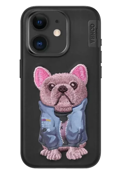Venco Apple iPhone 11 Cute Desenli Kapak - Siyah ürün görseli 1