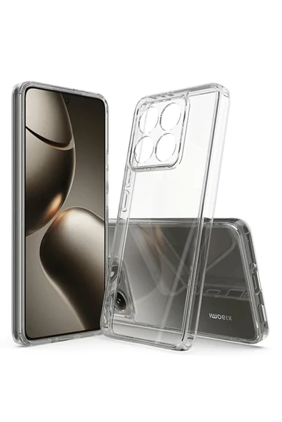 Newface Xiaomi Mi 14T Kılıf Lüx Şeffaf Silikon ürün görseli 1