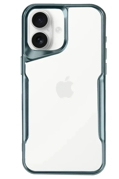 Newface Apple iPhone 16 Kılıf Boyi Silikon Kapak - Turkuaz ürün görseli 1