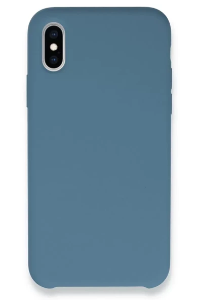 Newface Apple iPhone XS Max Kılıf Lansman Legant Silikon - Açık Mavi ürün görseli 1