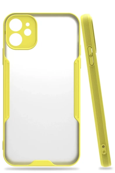 Newface Apple iPhone 11 Kılıf Platin Silikon - Sarı ürün görseli 1