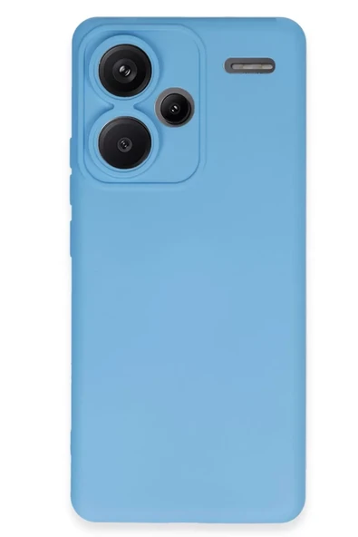 Newface Xiaomi Redmi Note 13 Pro Plus Kılıf Nano içi Kadife Silikon - Mavi ürün görseli 1
