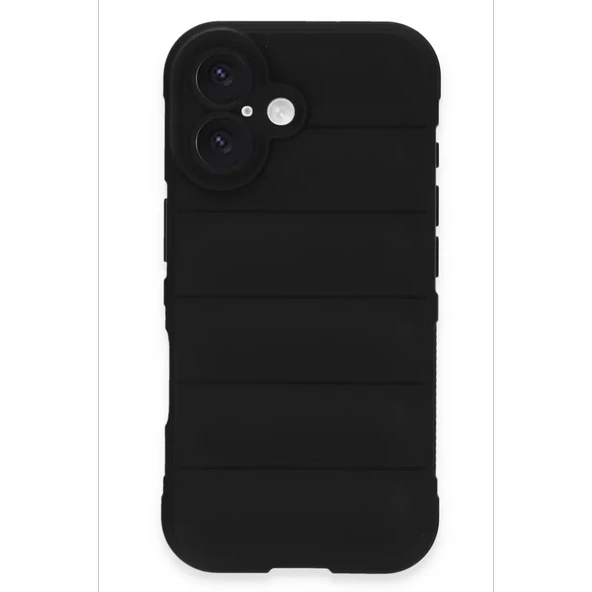 Newface Apple iPhone 16 Plus Kılıf Optimum Silikon - Siyah - Resim 3