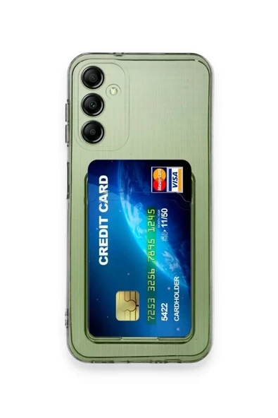 Newface Samsung Galaxy M15 Kılıf Kart Şeffaf Silikon - Şeffaf ürün görseli 1