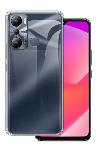 Newface İnfinix Hot 20i Kılıf Lüx Şeffaf Silikon ürün görseli 1