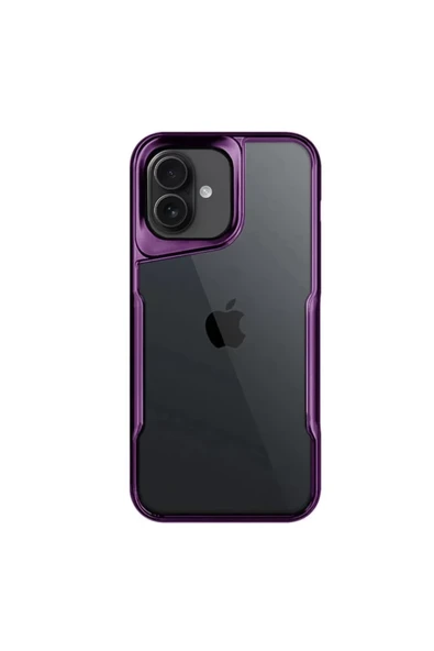 Newface Apple iPhone 16 Plus Kılıf Boyi Silikon Kapak - Derin Mor ürün görseli 1