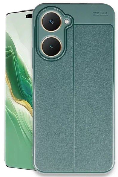Newface Vivo Y18 Kılıf Auto Focus Kapak - Koyu Yeşil ürün görseli 1