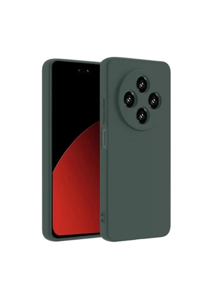 Newface Xiaomi Redmi 14C Kılıf First Silikon - Koyu Yeşil ürün görseli 1