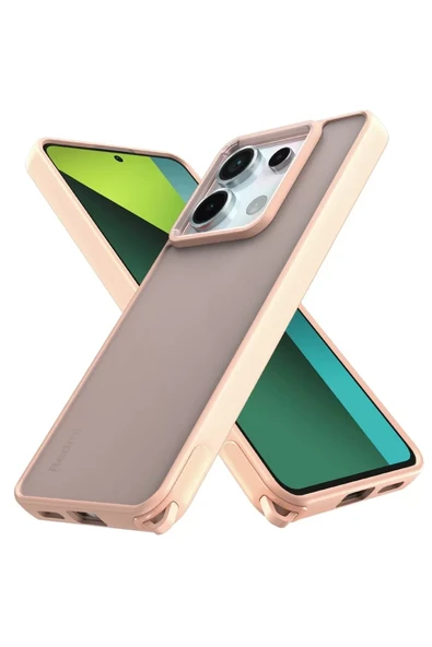 Newface Xiaomi Redmi Note 13 Pro 5G Kılıf Elegant Kapak - Pudra ürün görseli 1