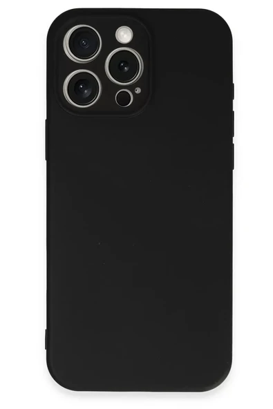 Newface Apple iPhone 16 Pro Kılıf First Silikon - Siyah - Resim 2