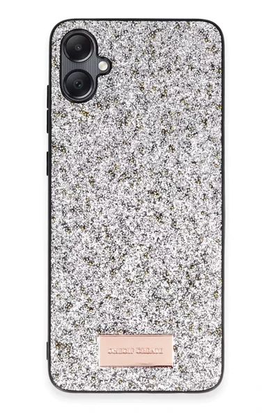 Onegif Samsung Galaxy A05 Bright Simli Kapak - Gümüş ürün görseli 1