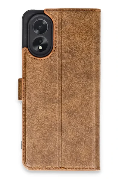 Newface Oppo A38 Kılıf Trend S Plus Kapaklı Kılıf - Taba ürün görseli 1