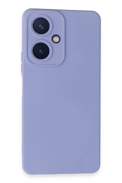 Newface Vivo Y27 Kılıf Nano içi Kadife Silikon - Lila ürün görseli 1