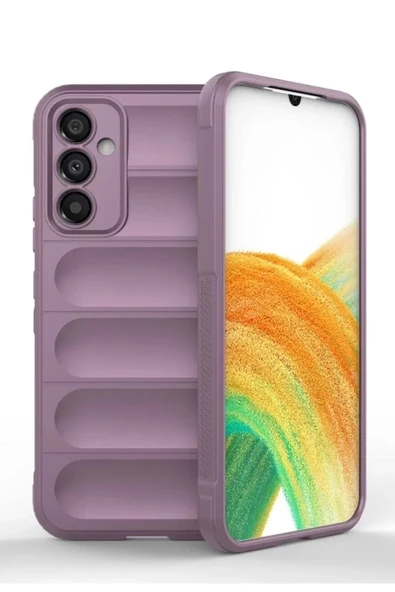 Newface Samsung Galaxy A15 4G Kılıf Optimum Silikon - Mor ürün görseli 1