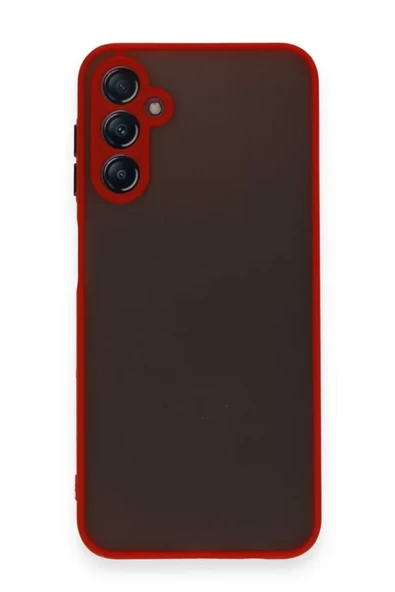 Newface Samsung Galaxy A25 5G Kılıf Montreal Silikon Kapak - Kırmızı ürün görseli 1