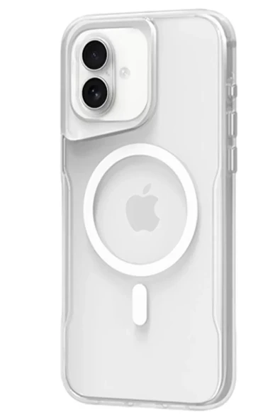 Newface Apple iPhone 16 Plus Kılıf PC Poso Magsafe Kapak - Şeffaf ürün görseli 1