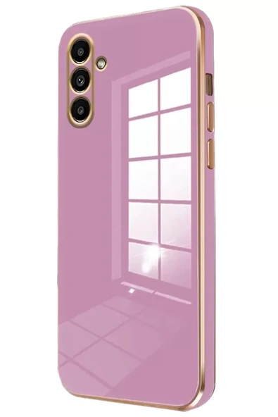 Newface Samsung Galaxy M15 Kılıf Volet Silikon - Mor ürün görseli 1