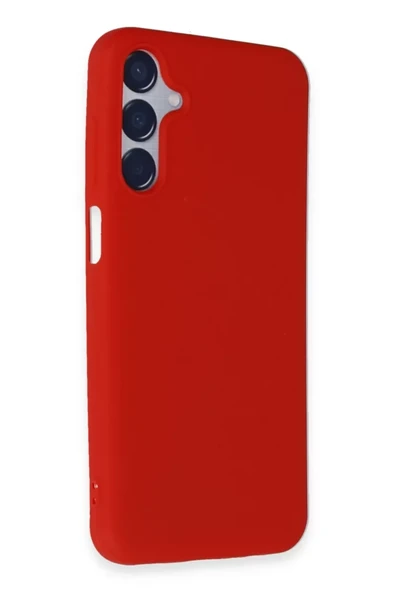 Newface Samsung Galaxy M15 Kılıf First Silikon - Kırmızı ürün görseli 1