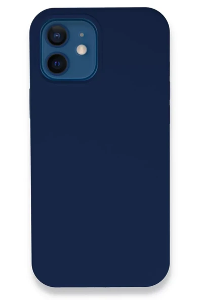 Newface Apple iPhone 12 Kılıf Lansman Legant Silikon - Lacivert ürün görseli 1
