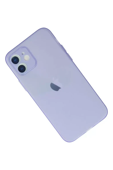 Newface Apple iPhone 12 Kılıf Puma Silikon - Mor - Resim 2