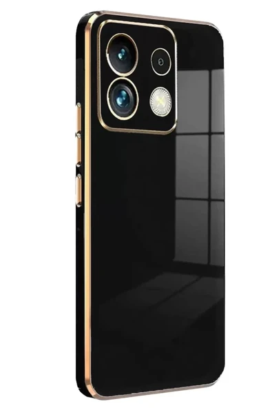 Newface Xiaomi Redmi Note 13 4G Kılıf Volet Silikon - Siyah ürün görseli 1