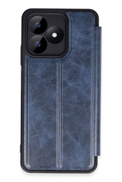 Newface Realme Note 50 4G Kılıf Flip Cover - Lacivert ürün görseli 1