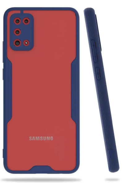 Newface Samsung Galaxy A02S Kılıf Platin Silikon - Lacivert ürün görseli 1