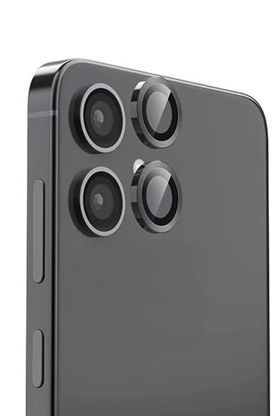 Newface Samsung Galaxy A06 Raze Metal Kamera Lens - Siyah ürün görseli 1