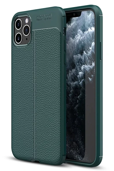 Newface Apple iPhone 11 Pro Max Kılıf Auto Focus Kapak - Yeşil ürün görseli 1