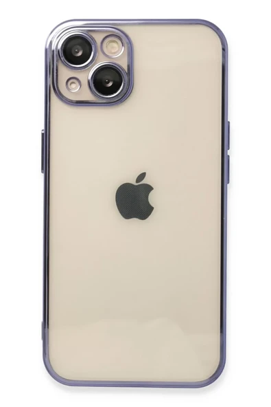 Newface Apple iPhone 13 Kılıf Razer Lensli Silikon - Mor ürün görseli 1