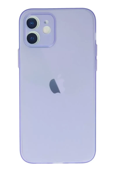 Newface Apple iPhone 12 Kılıf Puma Silikon - Mor ürün görseli 1