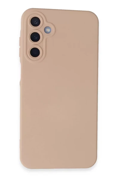 Newface Samsung Galaxy A15 4G Kılıf Nano içi Kadife Silikon - Pudra ürün görseli 1