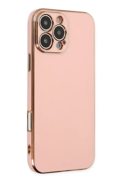 Newface Apple iPhone 16 Pro Kılıf Volet Silikon - Pembe ürün görseli 1