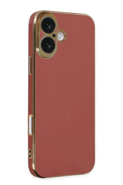 Newface Apple iPhone 16 Kılıf Volet Silikon - Kırmızı ürün görseli 1