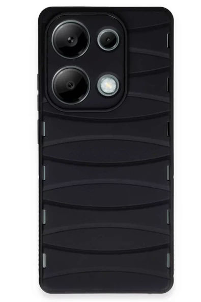 Newface Xiaomi Redmi Note 13 Pro 4G Kılıf Bibercas Silikon Kapak - Siyah ürün görseli 1